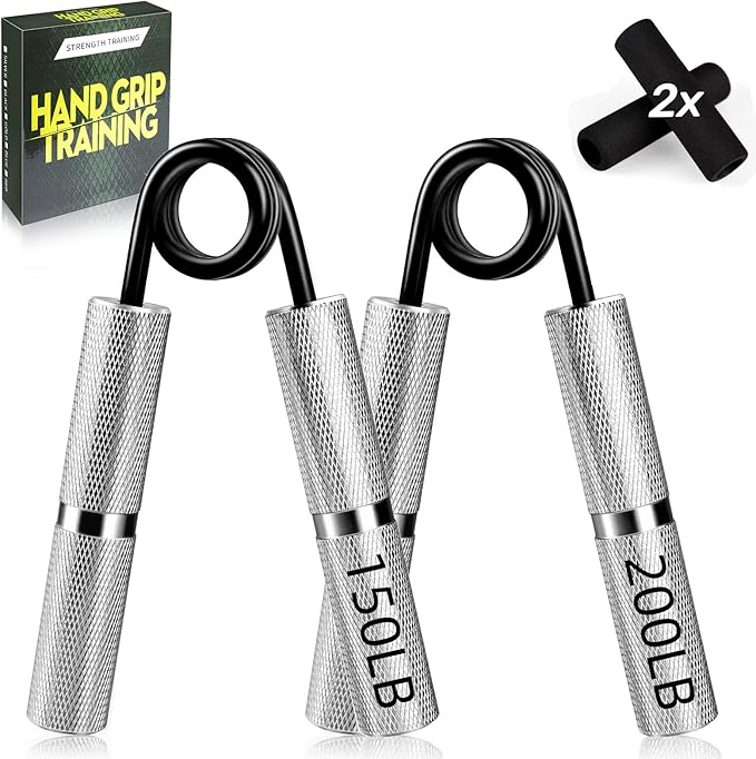 Hand Gripper Strengthener Set 50LB-300LB, Grip Strength Trainer (1/2/4/6 Pack) Forearm Strengthener for Muscle Building, Hand Sensitivity Training, Hand Rehabilitation Exercising