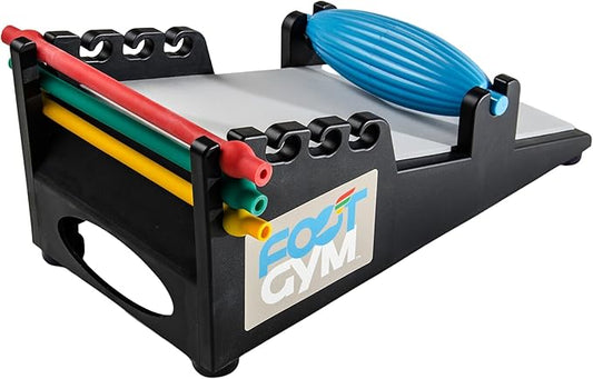 Foot Gym Recover and Treat Pain Related to Plantar Fasciitis, Achilles Tendonitis, shin splints, Foot Pain & Provide Rehab from Foot or Leg Injury with hot/Cold Massage Roller