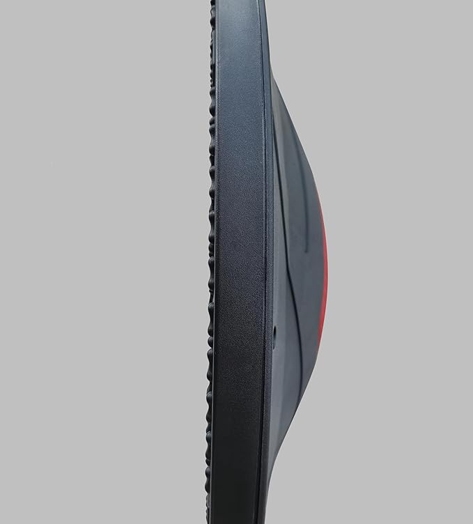 Balance Board for Adults – Stability Trainer for Home Workouts, Core Strength, and Coordination – Compact Balance Exercise Equipment for Fitness and Physical Therapy - Circular, Black