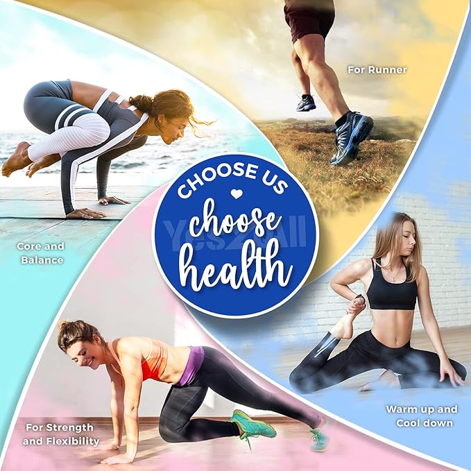 Yes4All EVA Firm Foam Roller for Back - Round Back Roller for Exercise, Yoga & Pilates 12/18/24/36 inch