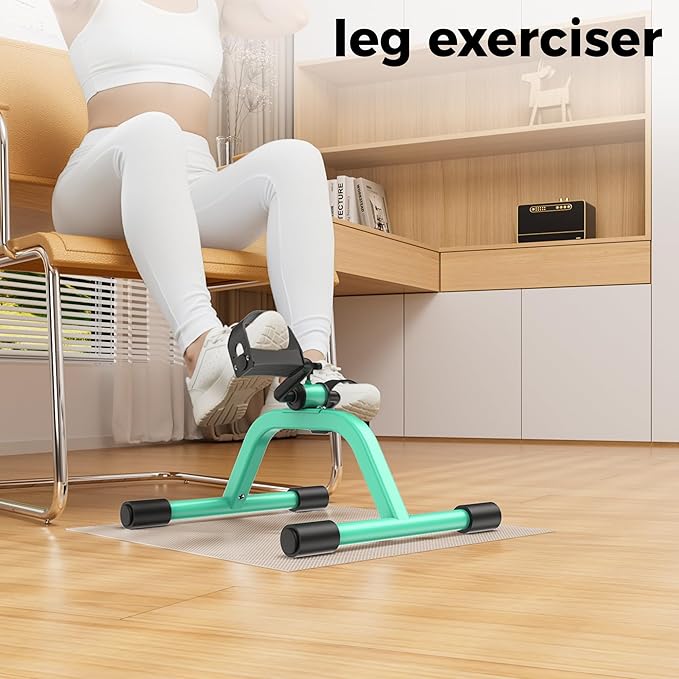 Pedal Exercise mini Exercise Bike for Leg and Arm Recovery Exercise Lightweight and Portable Floor Bike