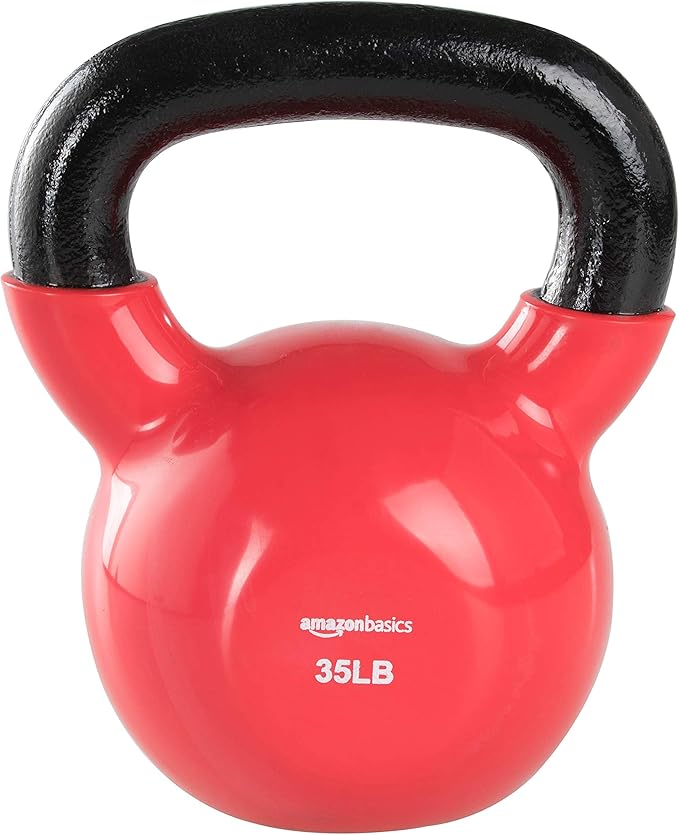 Amazon Basics Vinyl Kettlebell