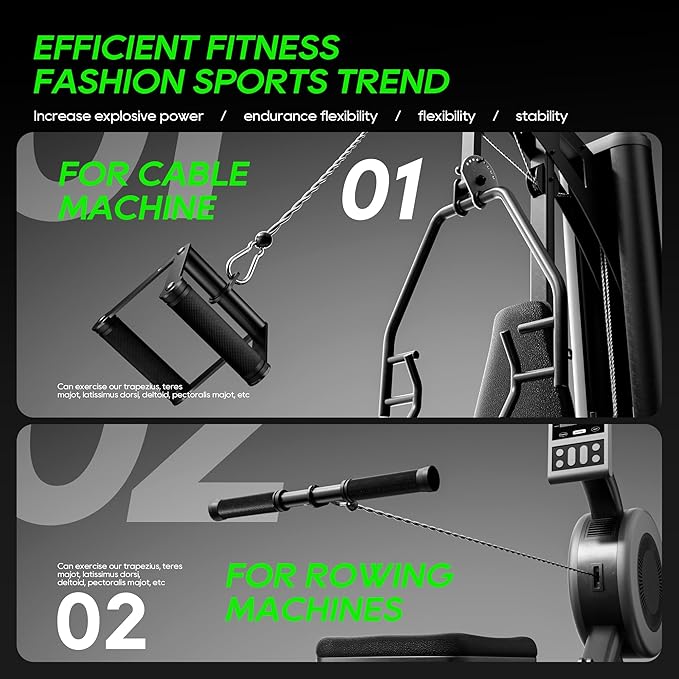 Cable Machine Attachment LAT Pulldown Attachments Cable Machine Accessories for Home Gym