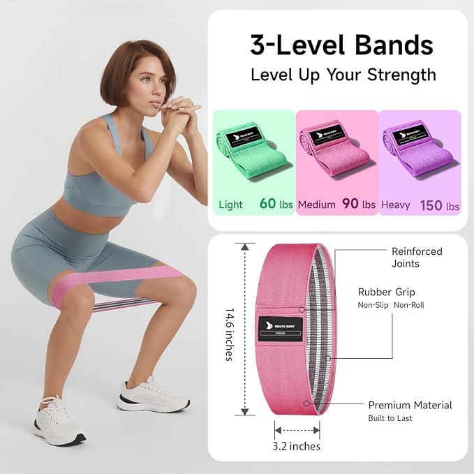 Home Pilates Kit - 13.8" Pilates Ring with Padded Handles, Mini Ball, 3 Resistance Bands for Full Body Exercise, Workout Guide