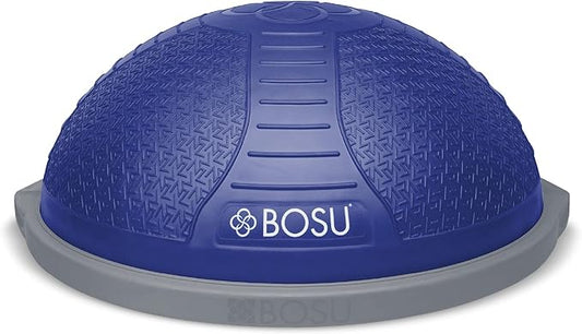 Bosu Half Ball Home Balance Exercise Trainer for Strength and Flexibility Workouts with Built to Last Burst Resistant Material and Hand Pump