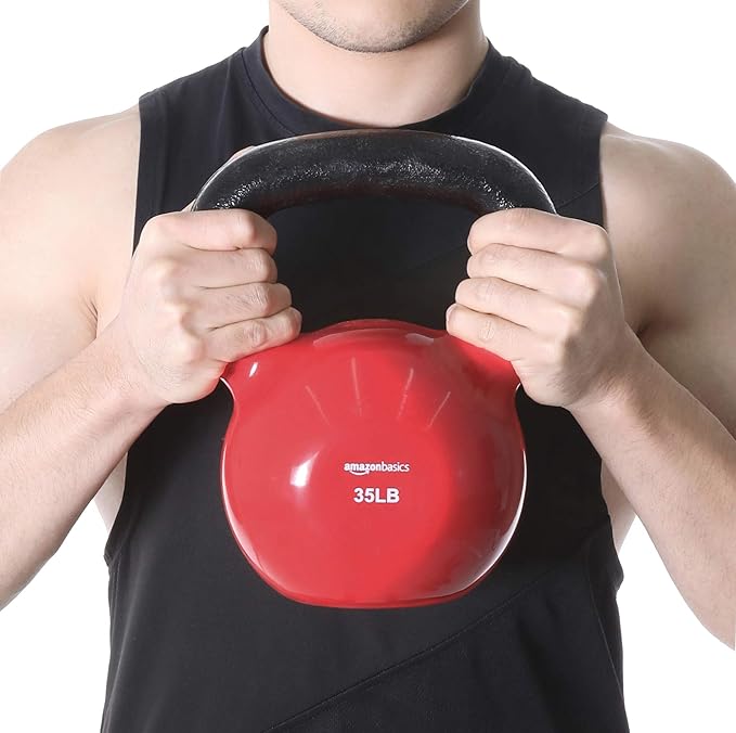 Amazon Basics Vinyl Kettlebell