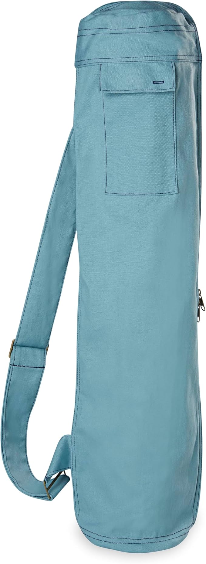 Gaiam Cargo Yoga Mat Bag, Full-Zipper Yoga Mat Carrier with Adjustable Strap, Front & Exterior Phone Pocket with Earbuds Slit, Stylish & Functional Fitness Mat Holder for Women & Men