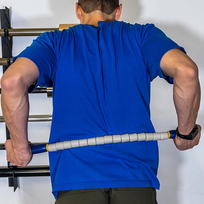 Massage Stick 24" Handheld Spindle Massage Roller - Full Body Muscle Recovery & Myofascial Release (Large - 24" Massage Stick)