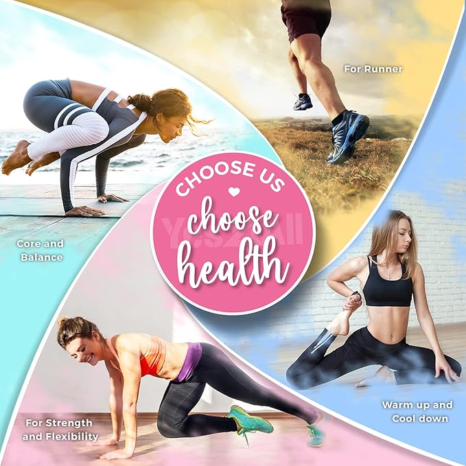 Yes4All EVA Firm Foam Roller for Back - Round Back Roller for Exercise, Yoga & Pilates 12/18/24/36 inch