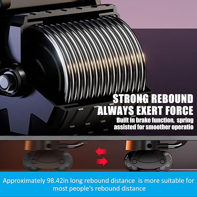 Uota Elbow Support Automatic Rebound Abdominal Wheel，Ab Roller for Abdominal Exercise Machine，Abs Workout Equipment，Dolly Core Strengthening Trainer Fitness Belly Training