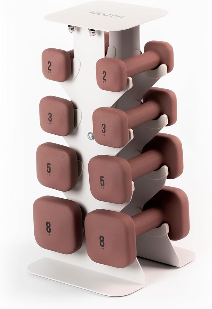 WeGym SafeGrip Dumbbells, Anti-Slip, Anti-Roll, Thick Handles, Free Weights, Square Dumbbells for Secure Workouts at Home, Weightlifting, and Personal Training