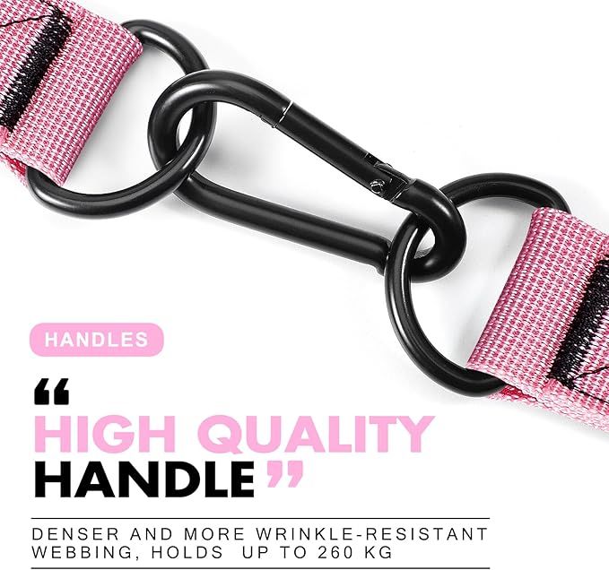 HPYGN Exercise Handle, Replacement Fitness Equipment for Pilates, Yoga, Strength Trainer, Pull Down Home Gym Red, Grey, Blue Working Out Handle