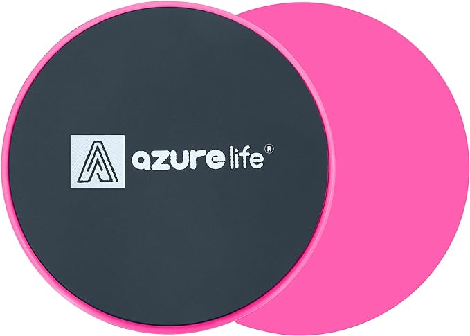 Exercise Core Sliders, Dual Sided Exercise Gliding Discs Use on Carpet or Hardwood Floors, Light and Portable, Perfect for Abdominal&Core Workouts