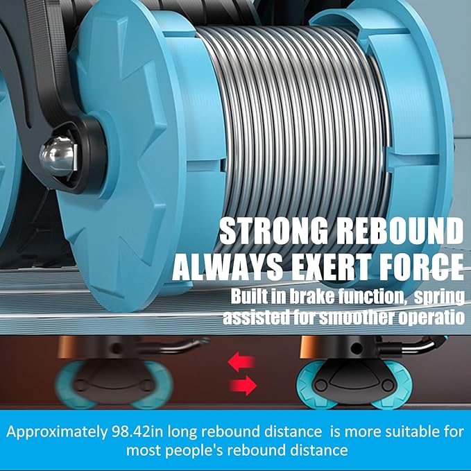 Uota Elbow Support Automatic Rebound Abdominal Wheel，Ab Roller for Abdominal Exercise Machine，Abs Workout Equipment，Dolly Core Strengthening Trainer Fitness Belly Training