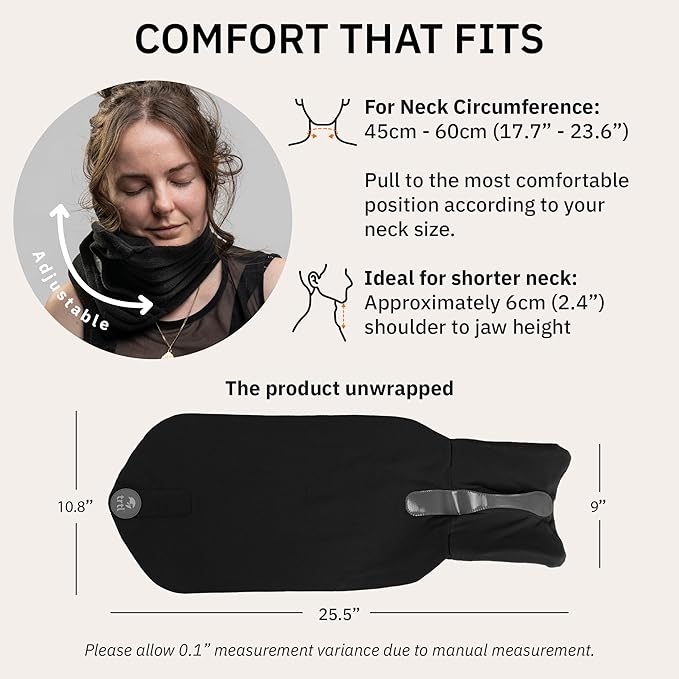 trtl Pillow Petite - Small Travel Pillow for Sleeping with Built-in Head and Neck Support - Comfortable Plane Neck Pillow for Traveling - Compact and Machine-Washable