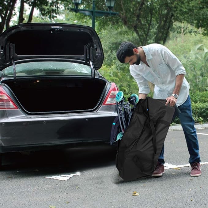 COOLBEBE 36-Inch Large Travel Duffle Bag, 100L Heavy Duty Luggage for Sports Equipment, Camping & Moving, Water Resistant, Black