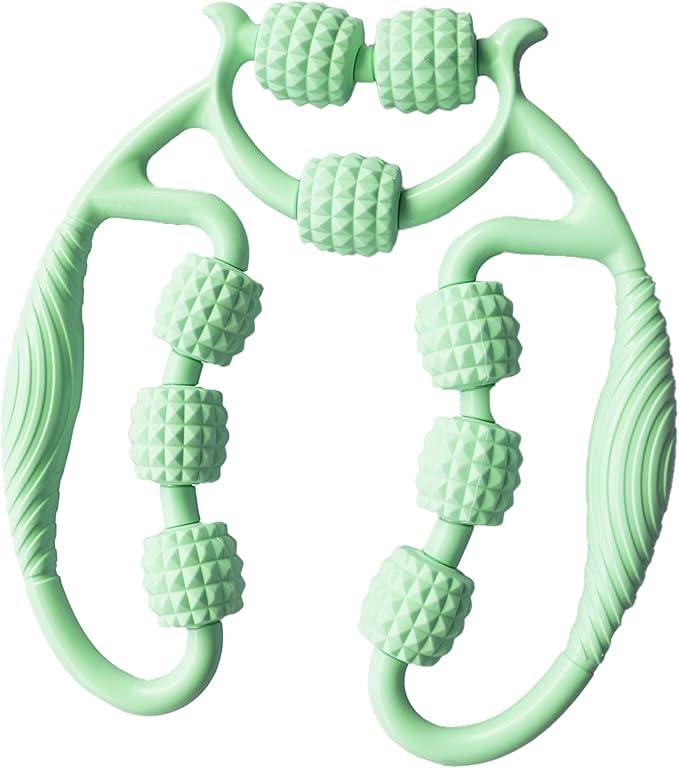 Premium Foam Roller,Muscle Roller,Deep Tissue Massager for Legs,Arms,Neck,Calves,Thighs,Back,Tennis and Golfer Elbow,Relieve Muscle Soreness,Stiffness and Tightness (Green)