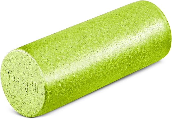 Yes4All High-Density EPP Round Back Roller Foam, Exercise Foam Roller for Yoga, Pilates & Stretching - 12, 18, 24, 36 inch