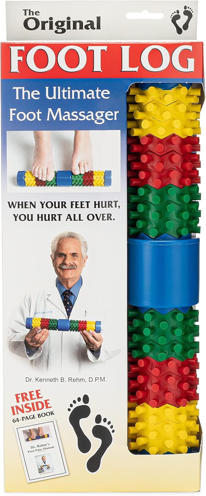 Foot Roller Massager - Plantar Fasciitis - Neuropathy Pain and Circulation - Heel Spur Pain Relief - Foot Reflexology - Relaxation Gifts for Women and Men