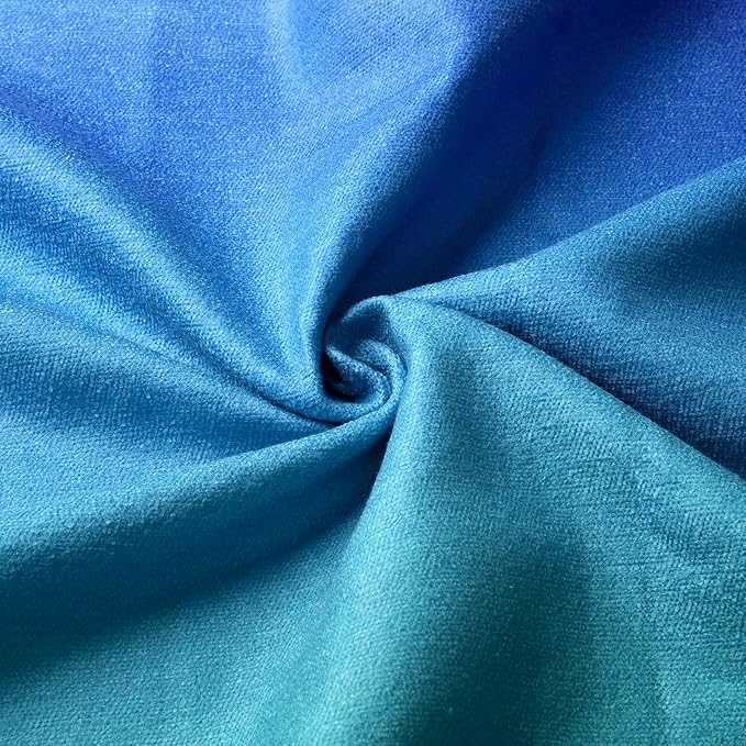 Eunzel Hot Yoga Towel, Non Slip Yoga Mat Towel Sweat Absorbent Printed Yoga Towel with Grip Dots for Hot Yoga, Pilates and Workout 72"x 24", Oceanic Melt