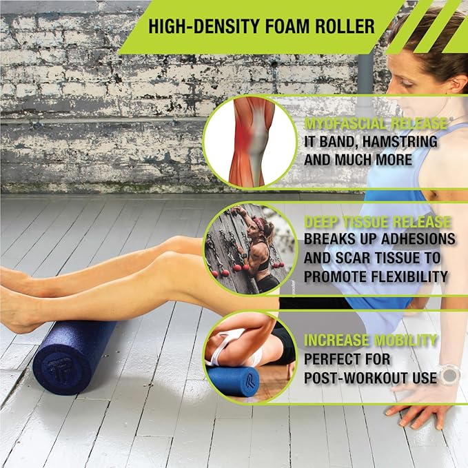 Pro-Tec Athletics Foam Rollers, Deep Tissue Massage Roller for Muscle Recovery and Physical Therapy, Durable Hollow Core