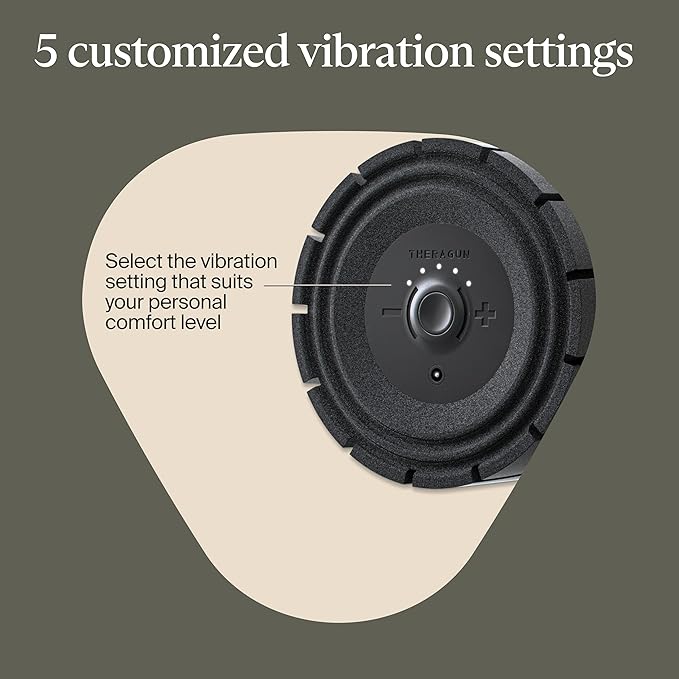 TheraGun Therabody WaveRoller - High Density Foam Roller for Body and Large Muscles. Bluetooth Enabled with 5 Customizable Vibration Frequencies in Therabody App