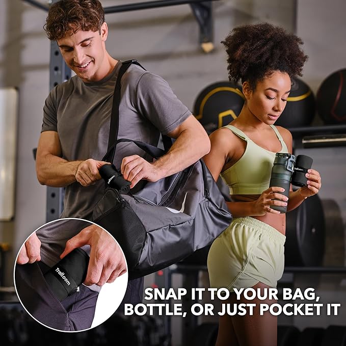 Microfiber Workout Towels - Quick Dry, Highly Absorbing, Odor-Free, for Men & Women - Gym Sweat Sports Towel for Hot Yoga, Tennis, Running, Exercise, Working Out, Camping, Set of 5 Black