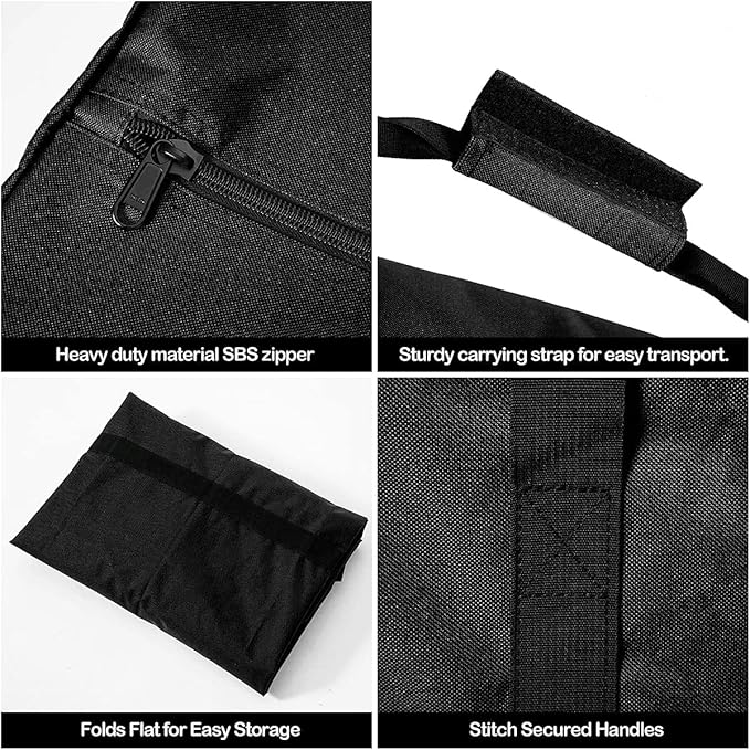 INFANZIA 45inch Sports Duffel Travel Bag, 115L Extra Large Duffel Luggage Bag with Upgrade Zipper, Water Resistant & Foldable Equipment Storage Bag for Camping Tent Tripod Fishing