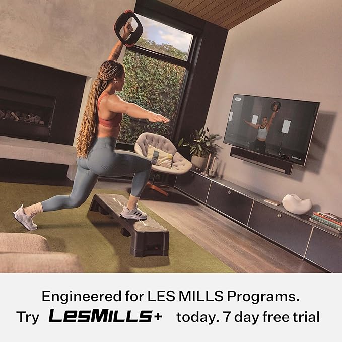Les Mills™ SMARTSTEP™ Adjustable Dual Purpose Cardio and Strength Step Platform System with Built In Risers