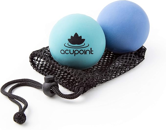 Physical Massage Therapy Ball Set - Ideal for Yoga, Deep Tissue Massage, Trigger Point Therapy and Myofascial Release Physical Therapy Equipment