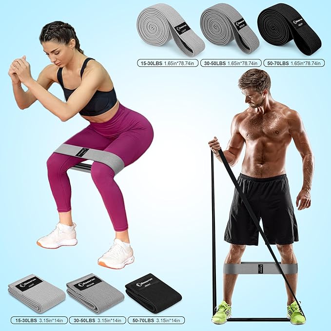 Pilates Ring Set with Resistance Bands Set, Pilates Ball, Sliding Disks – Workout Equipment Home Gym Includes Complete Fitness Poster