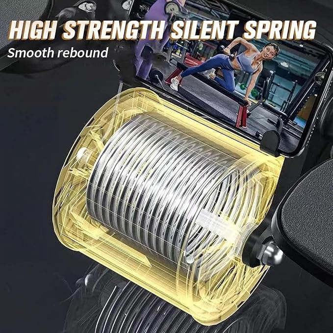 2024 New Ab Roller Wheel with Timer & Knee Mat,Automatic Rebound Abdominal Wheel with Elbow Support Ab Workout Equipment for Strengthening Core Muscles Abs Exercise Roller for Women Men