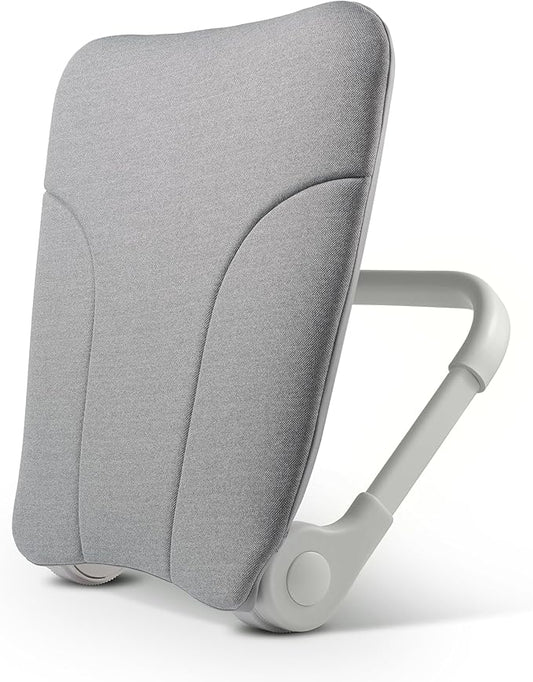 READY ROCKER Deluxe Cloud | Adjustable Ergonomic Portable Rocker | Back Pain Relief & Relaxation | White Rocker & Deluxe Cover | Back & Lumbar Support for Chair | Lightweight & Portable | 3.0 Model