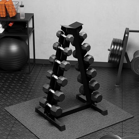 Premium Rubber Coated Hex Dumbbell Weight Set,Multiple Sizes Exercise & Fitness Dumbbells,Multiple Packages,210LB/350LB/450LB/550LB for Muscle Toning, Strength Building & Full Body Workout