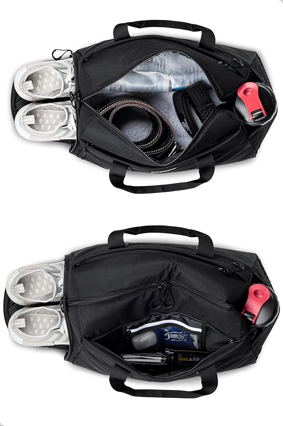 Fitgriff® Gym Bag V2 for Men and Women with Shoe & Wet Compartment - Duffle Bag for Travel, Sports, Fitness and Workout