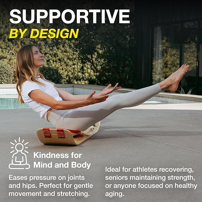 GIBBON SlackBoard - GiBoard Balance Board - Gift for Kids & Adults - 1 & 2 Line Options - Slackline Balance Trainer for Core Workouts, Standing Desk Exercise, Home Gym, Yoga & More