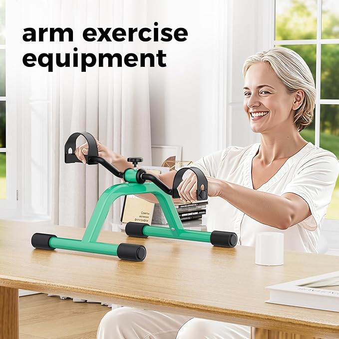 Pedal Exercise mini Exercise Bike for Leg and Arm Recovery Exercise Lightweight and Portable Floor Bike