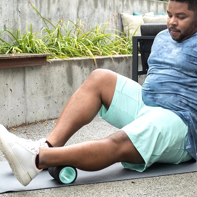 Chirp Wheel+ Foam Roller for Back Pain Relief, Muscle Therapy, and Deep Tissue Massage 4 and 6 Inch