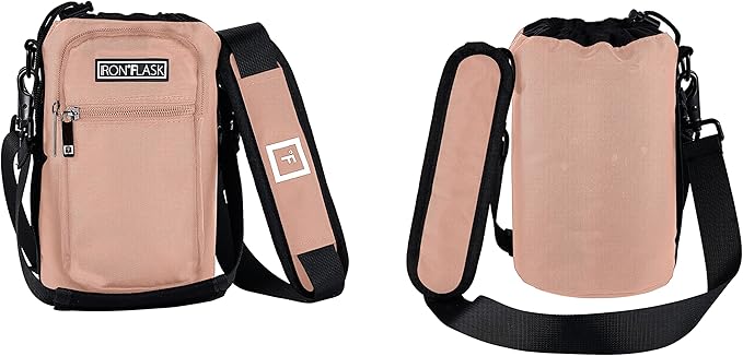 IRON °FLASK Carrier, Holder, Sleeve - Fits Insulated Stainless Steel Sports Water Bottle, Adjustable Shoulder Strap, Holder Bag Case Pouch Cover