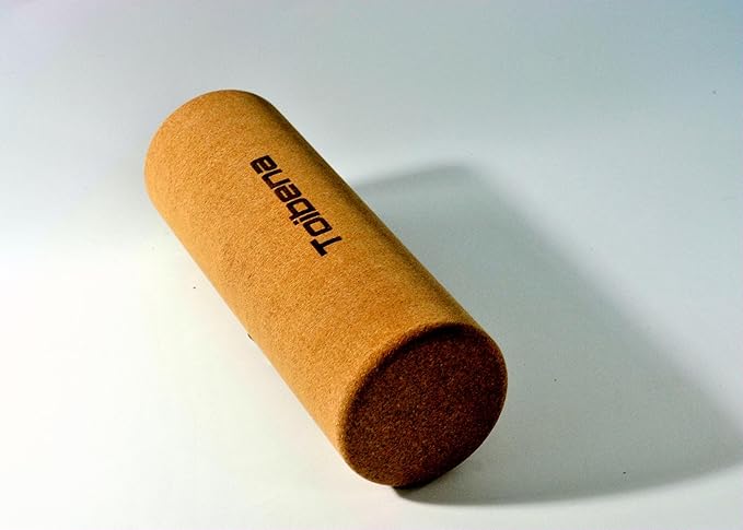 Foam Roller Physical Therapy/Natural Eco-Friendly Cork Roller/High-Density deep Tissue Massage Roller/NO Foam-Roller Yoga & Travel Friendly (12 Inch Cork Roller)