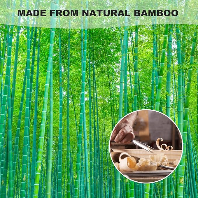 Wooden Bamboo Back Scratcher, 17 Inch Long Handle Back Scratchers for Adults Men Women, with Beautiful Gift Packaging (4 Pack)