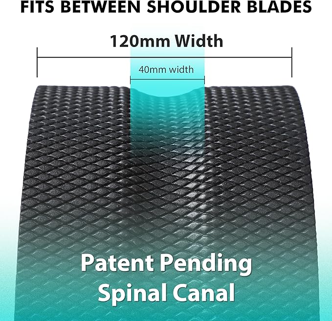 Furnhome Back Roller - Back Wheel for Deep Tissue Massage,Yoga Wheel for Back Pain & Stretching- Comfy Deep Tissue Massage Roller (3-Pack)
