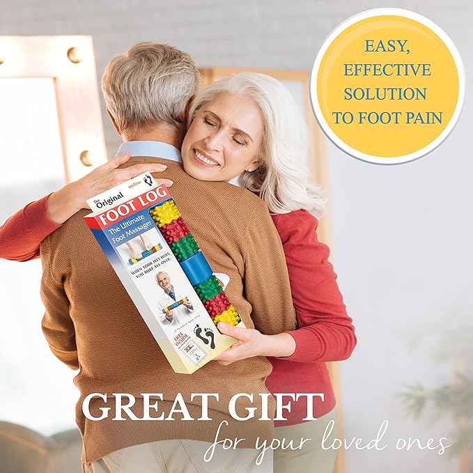 Foot Roller Massager - Plantar Fasciitis - Neuropathy Pain and Circulation - Heel Spur Pain Relief - Foot Reflexology - Relaxation Gifts for Women and Men