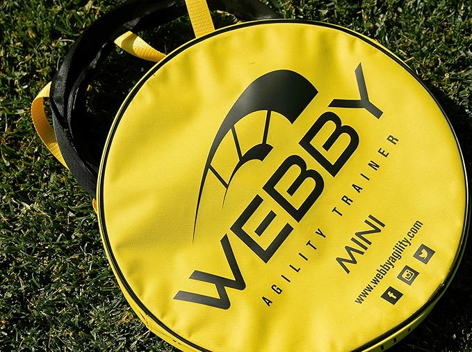 Webby Agility Trainer – Circle Speed and Agility Ladder for High Intensity Reactive Footwork Drills and Skills – A Circular Piece of Reaction Training Equipment That Changes The Way You Move